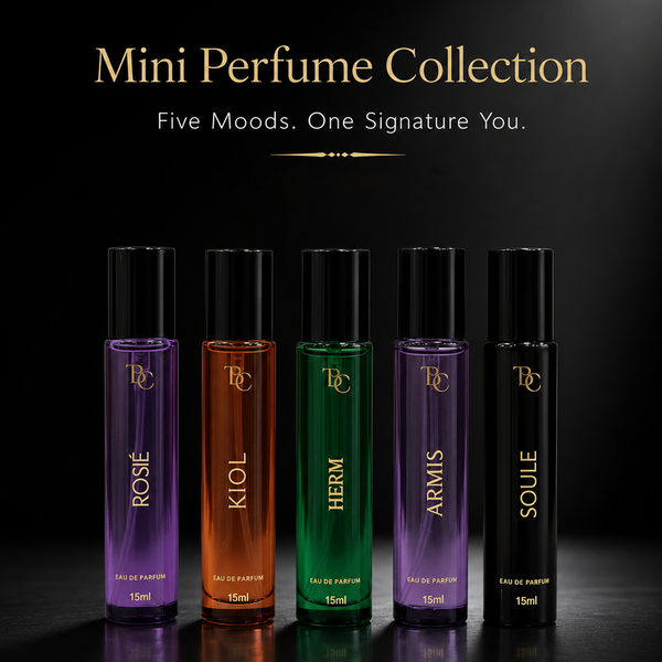 Pack of 5 Mini Perfumes The Bath and Care