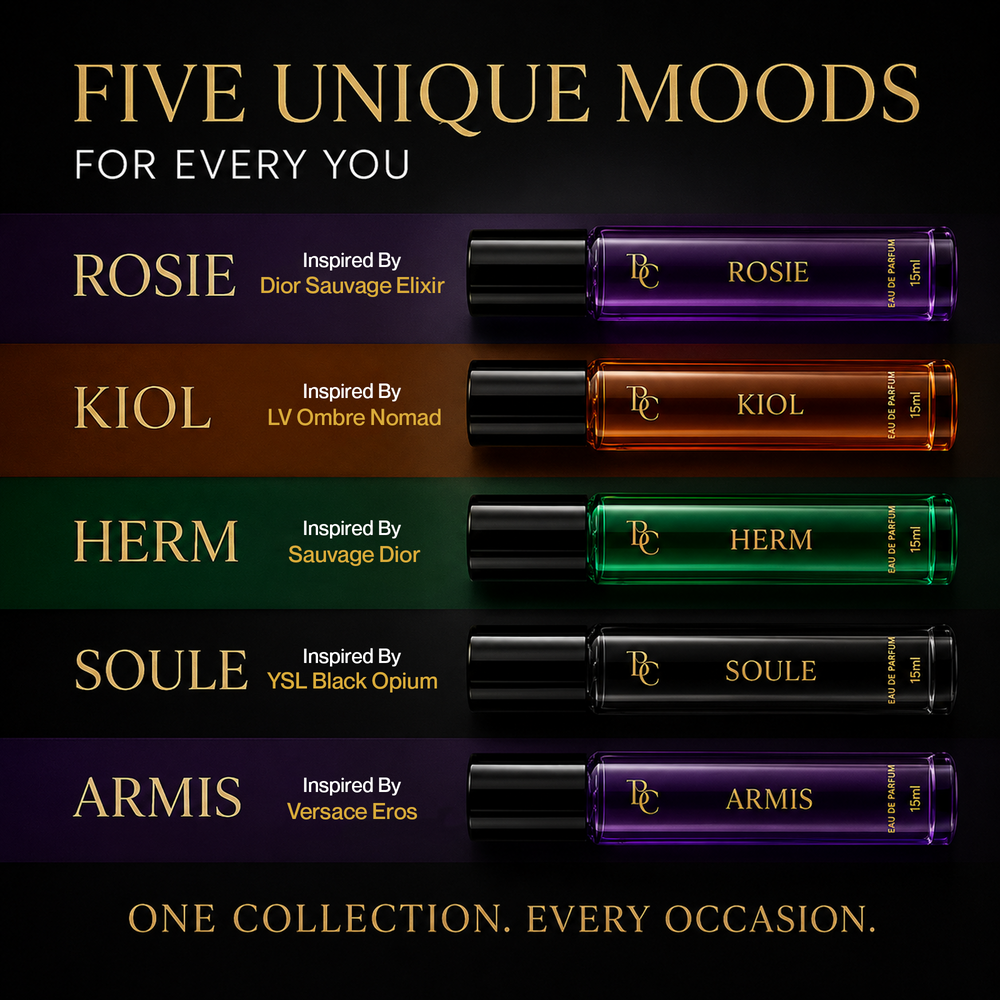Five Moods Perfume Discovery Set – 5 × 15 ml The Bath and Care