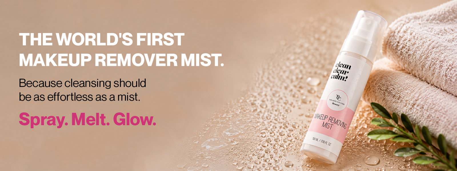 Makeup Remover Mist for Quick, Gentle Cleansing