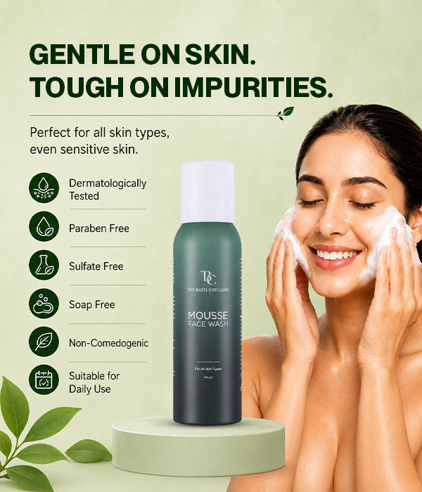 Mousse Face Wash with Kaolin & Chamomile