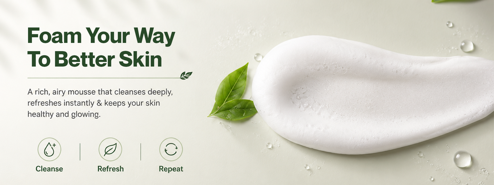 Mousse Face Wash with Kaolin & Chamomile