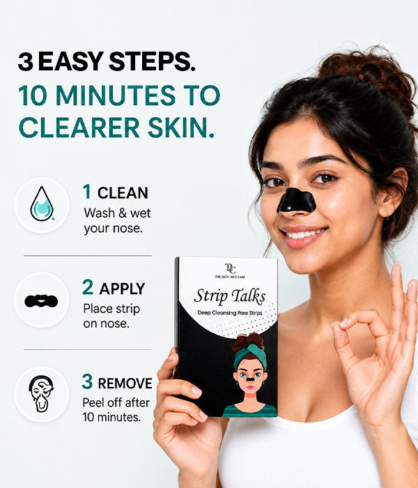 Strip Talks Charcoal Nose Strips for Blackhead Removal