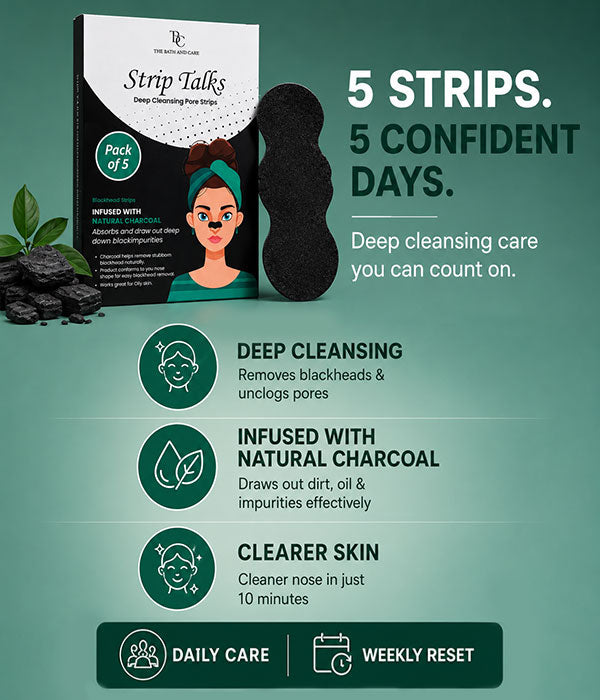 Strip Talks Charcoal Nose Strips for Blackhead Removal