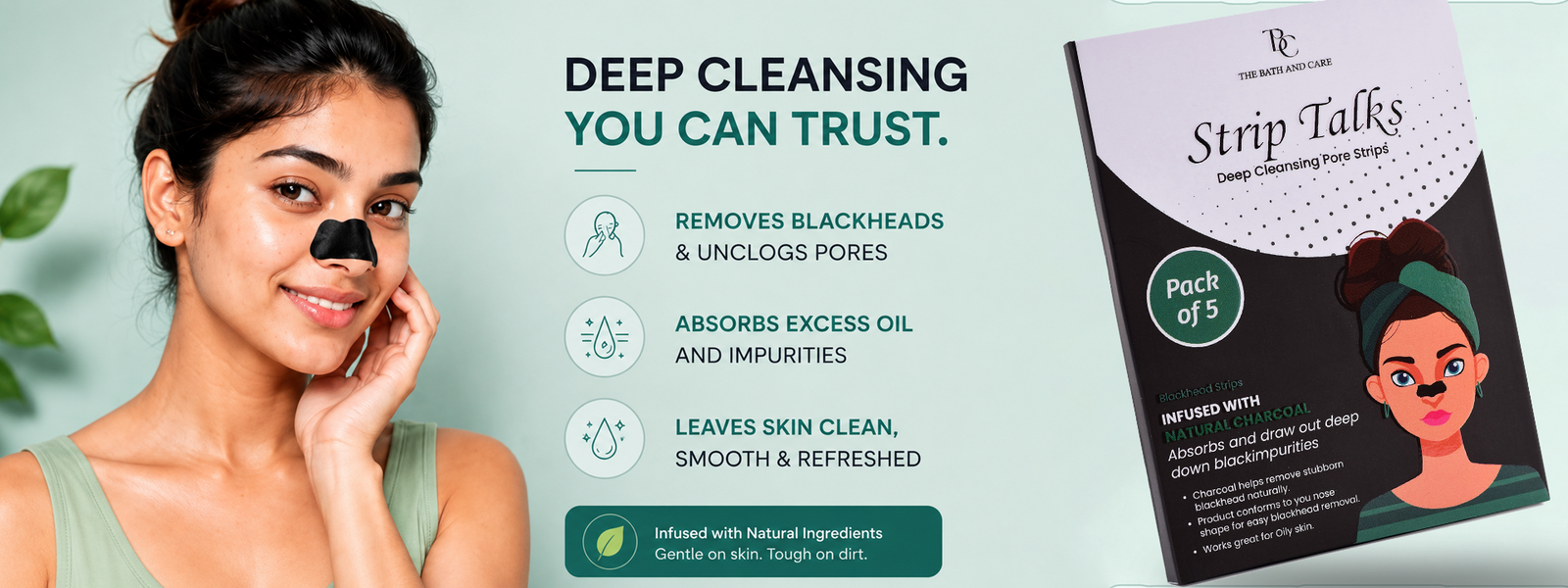 Strip Talks Charcoal Nose Strips for Blackhead Removal