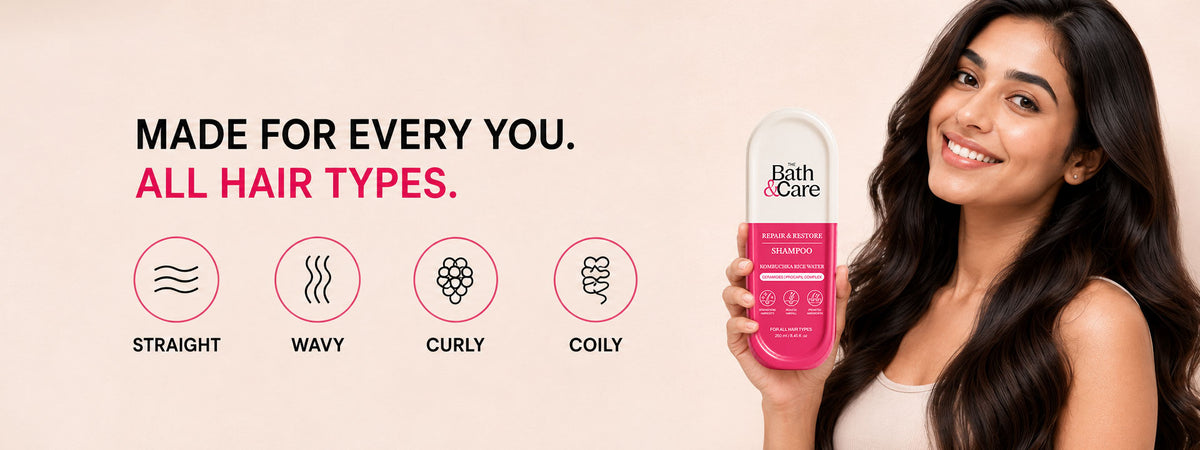 Rice Water Shampoo for Dry, Damaged & Frizzy Hair – Repairs, Strengthens & Hydrates Hair | Kombuchka Repair & Restore