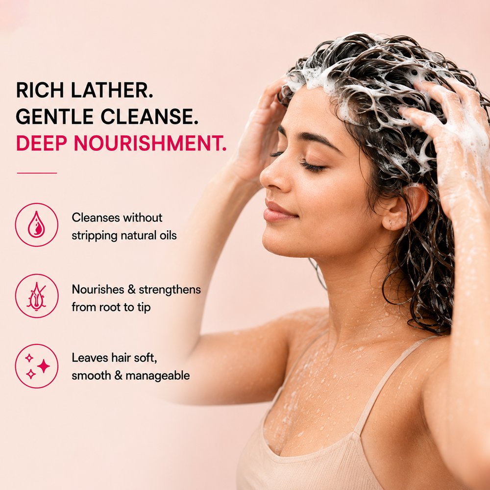 Kombuchka Rice Water Repair & Restore Shampoo Pack of 2 + D-Tan Kit FREE | Strengthening, Hydrating Hair & De-Tan Skin Care Bundle The Bath and Care