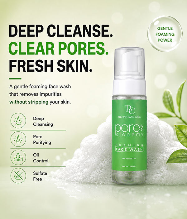 Pore Alchemy Oil Control Foaming Face Wash with Tea Tree