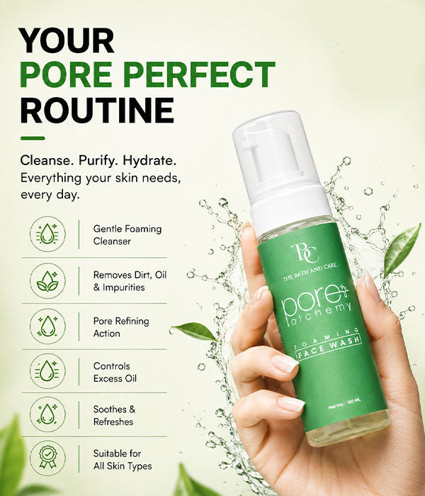 Pore Alchemy Oil Control Foaming Face Wash with Tea Tree