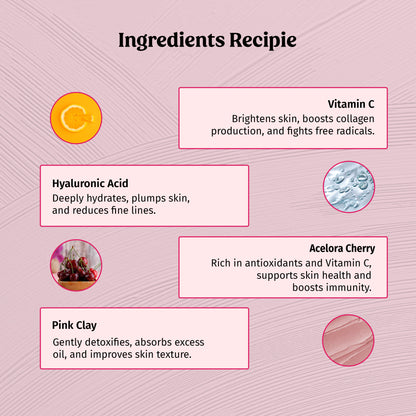 Pink Clay Mask - D Tan Face Mask The Bath and Care