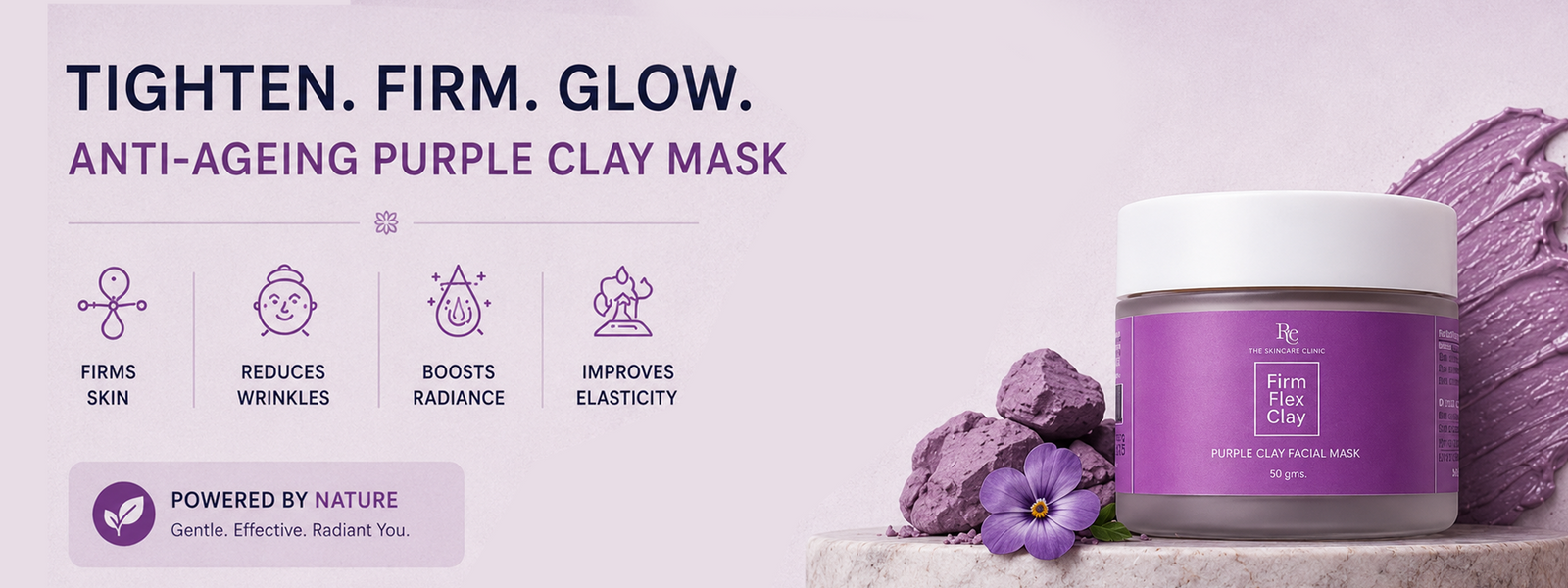 Firm Flex Purple Clay Anti-Ageing Face Mask