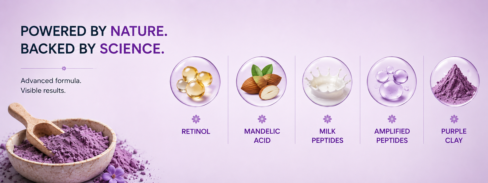 Firm Flex Purple Clay Anti-Ageing Face Mask