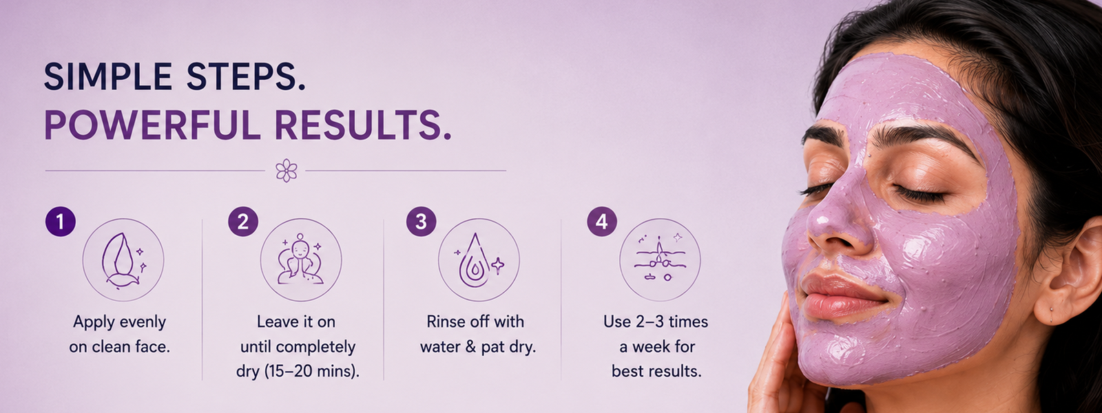 Firm Flex Purple Clay Anti-Ageing Face Mask