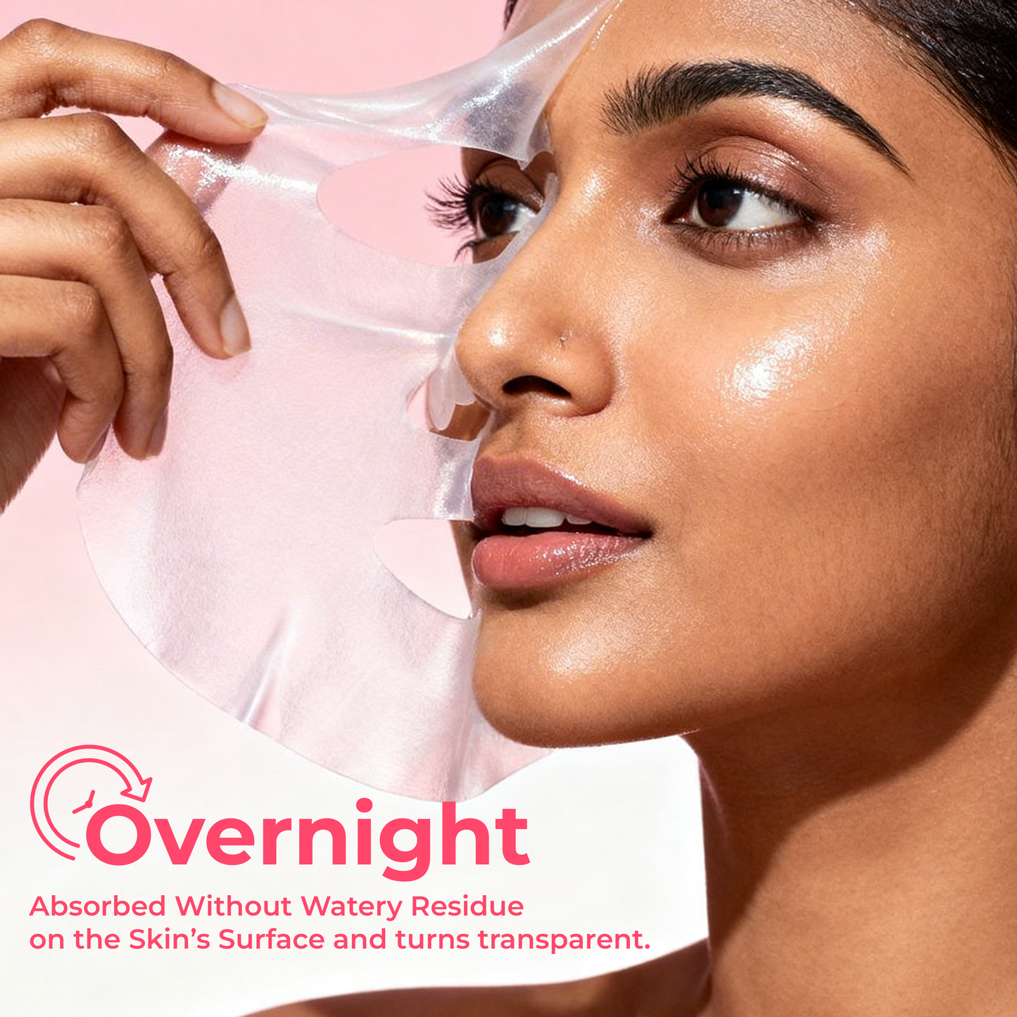 Bio-Collagen Real Deep Mask | Hydrating Overnight Hydrogel Mask for Pore Minimizing & Elasticity Boost | Korean Glass Skin The Bath and Care