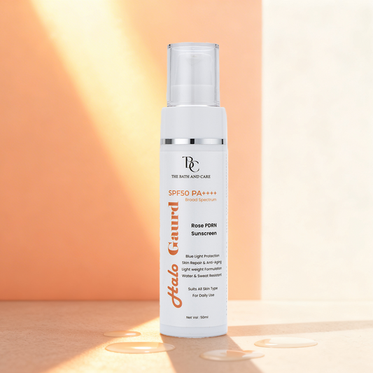 Halo Gaurd Hydrating Sunscreen Broad Spectrum SPF 50 PA++++ The Bath and Care