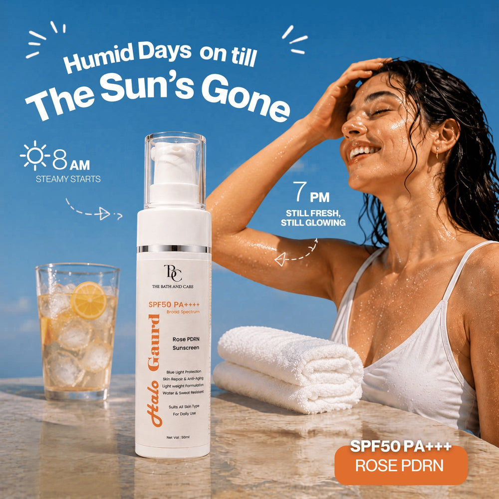 Halo Gaurd Hydrating Sunscreen Broad Spectrum SPF 50 PA++++ The Bath and Care