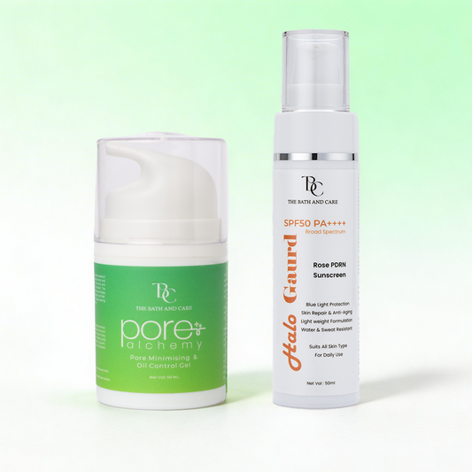 Pack of Sunscreen and Pore Moisturiser The Bath and Care