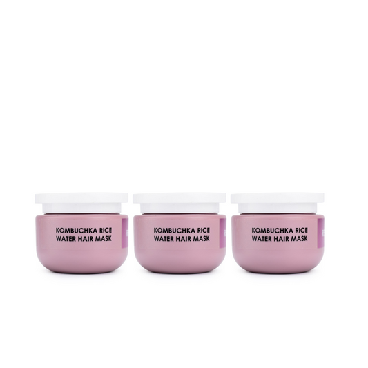 COMBO OF 3 KOMBUCHKA RICE WATER HAIR MASK – REPAIR & RESTORE The Bath and Care