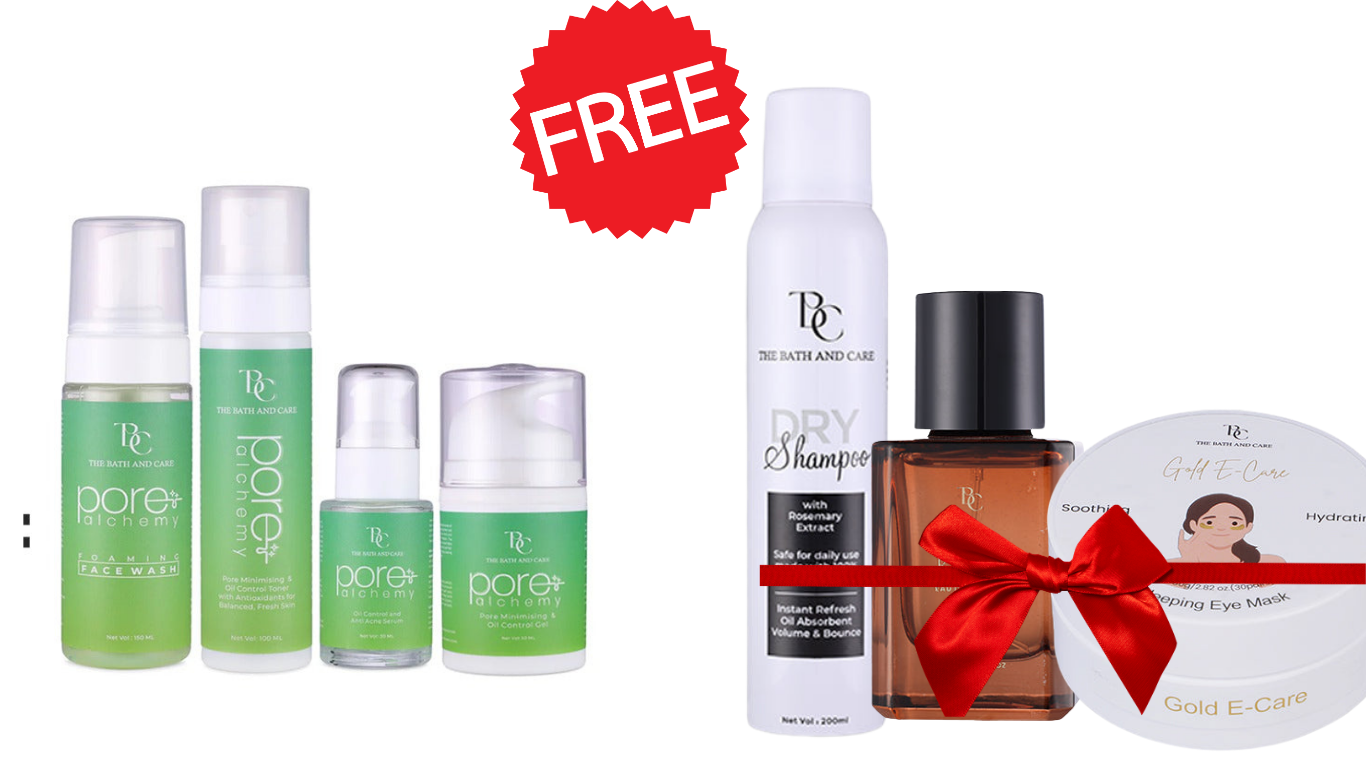 Buy Complete Pore Alchemy Range - Get Dry Shampoo and Kiol and Gold E Patches Free The Bath and Care