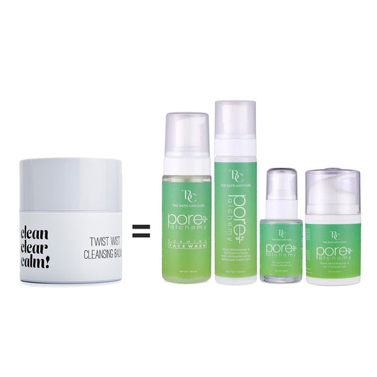 Makeup Remover Balm + Pore Alchemy Range The Bath and Care