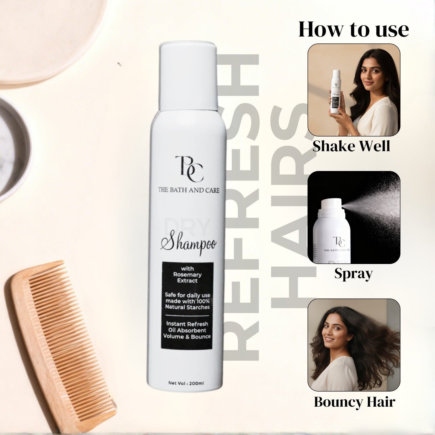 Dry Shampoo | 200 ml The Bath and Care