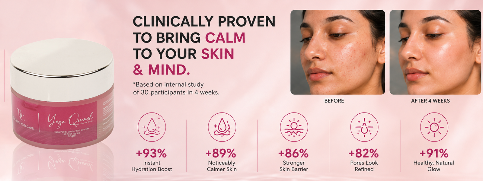 Yoga Quench Hydrating Water Cream Moisturizer