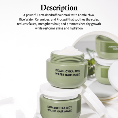 KOMBUCHKA RICE WATER HAIR MASK - DEFEND AND CONTROL The Bath and Care