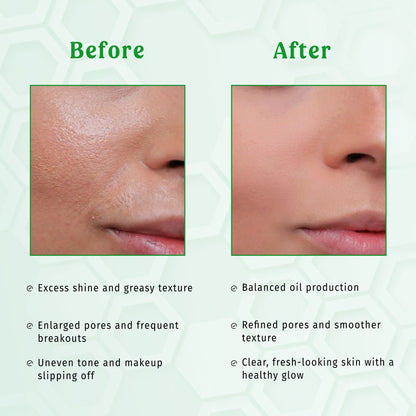 Aloe Vera & Oil Control Face Gel for Pore Minimizer The Bath and Care