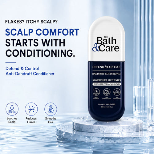Kombuchka Rice Water Conditioner - Defend and Control Anti-Dandruff Conditioner, Reduce Scalp Flakes & Excess Oil The Bath and Care