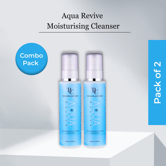 Combo of Aqua Moisturising Cleanser The Bath And Care