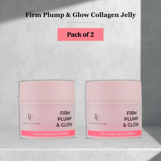 Pack of 2 Firm Plump & Glow - Collagen Jelly Cream The Bath and Care