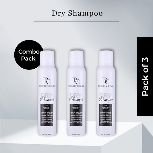 Pack of 3 Dry Shampoo The Bath and Care