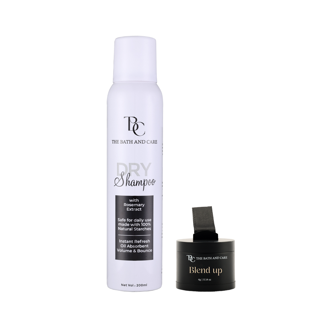 Combo of Dry Shampoo and Blend Up - Hair Cover Up Powder The Bath and Care