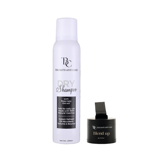 Combo of Dry Shampoo and Blend Up - Hair Cover Up Powder The Bath and Care