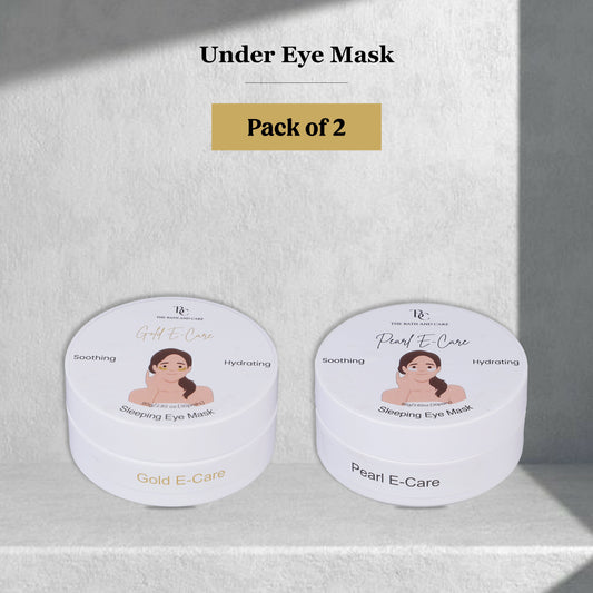 Under Eye Patches Combo – Pearl & Gold E-Care The Bath and Care