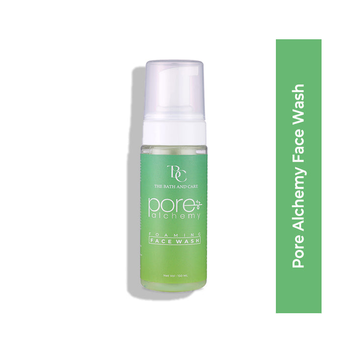 Oil Control Foaming Face Wash with Tea Tree Extract for Pore Minimizing The Bath and Care