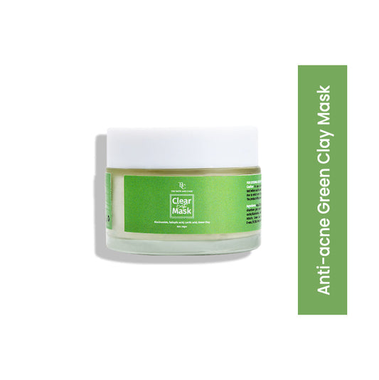 Green Clay Mask - Anti Acne Face Mask The Bath and Care