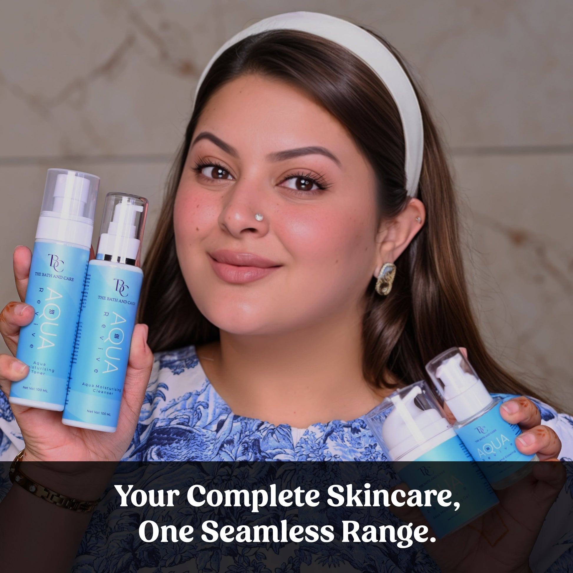 Moisturizing Face Wash & Cleanser With Hyaluronic Acid - Aqua Revive The Bath And Care