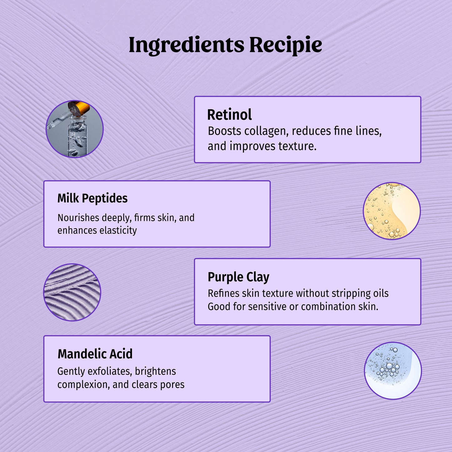 Purple Clay Mask - Anti Ageing Face Mask The Bath and Care
