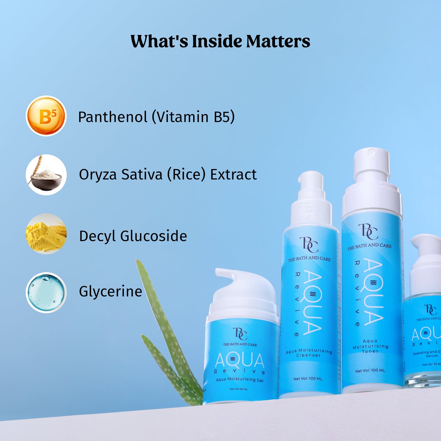 Moisturizing Face Wash & Cleanser With Hyaluronic Acid - Aqua Revive The Bath And Care
