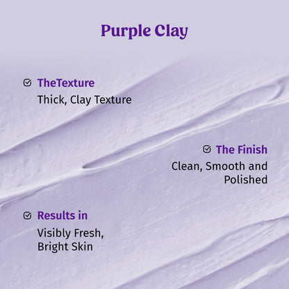 Purple Clay Mask - Anti Ageing Face Mask The Bath and Care