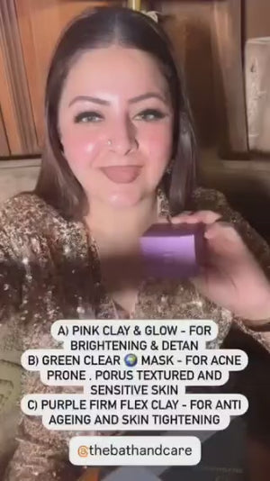 Firm Flex Purple Clay Anti-Ageing Face Mask reel 4