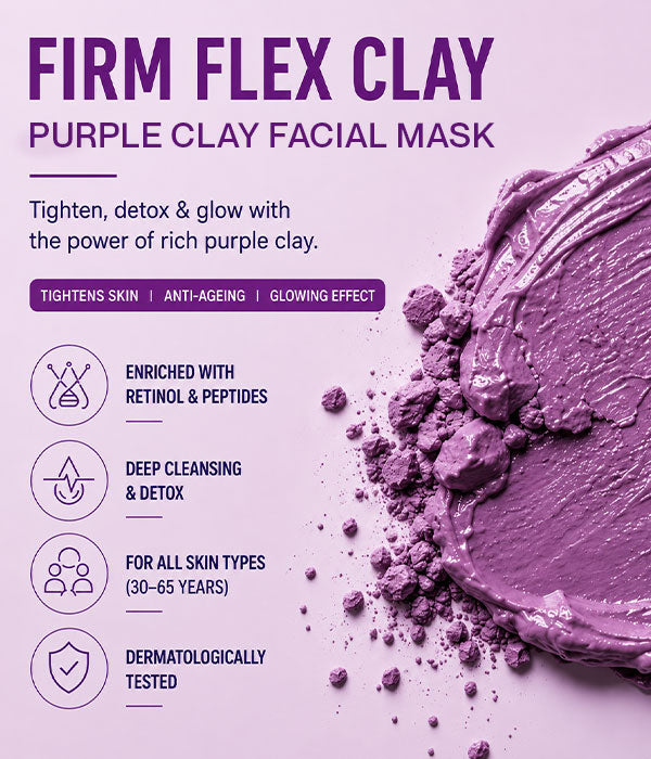 Firm Flex Purple Clay Anti-Ageing Face Mask
