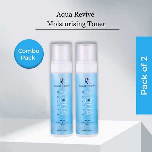 COMBO OF AQUA REVIVE - AQUA MOISTURISING TONER The Bath And Care